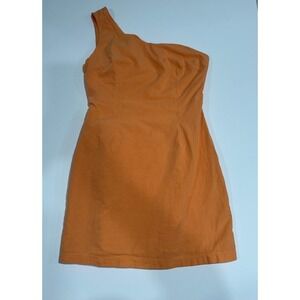 Orange One Shoulder Mini Dress - Homecoming - UTK